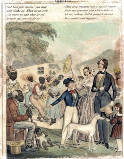 Idealized portrayal of American slavery
