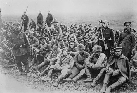 Russian prisoners including ethnic Russians