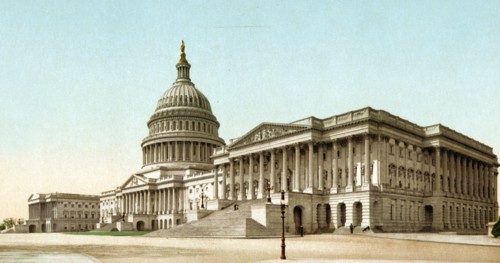 The Capitol at Washington in 1900