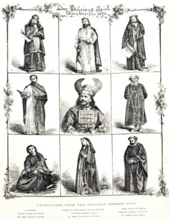 Poster for the Bavarian Passion Play