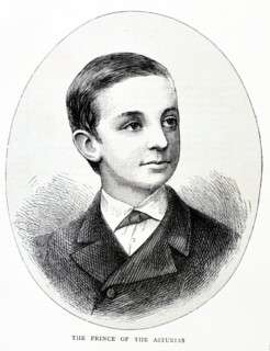 Portrait of Prince Alfonso xii of Spain