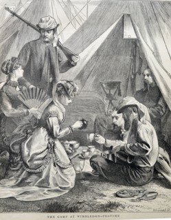 Tea-time at the Camp at Wimbledon
