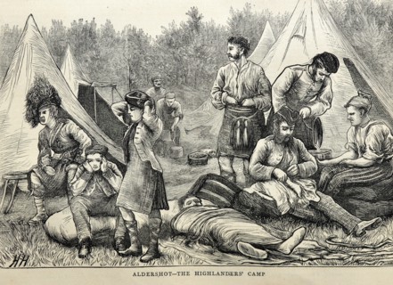 Aldershot - The Highlanders' Camp