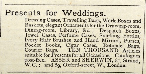 Wedding Present List