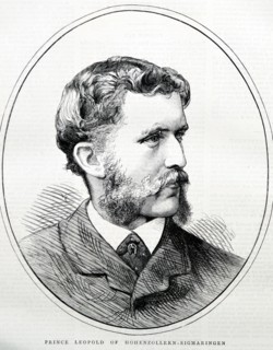 Portrait of Prince Leopold of Hohenzollern Sigmaringen