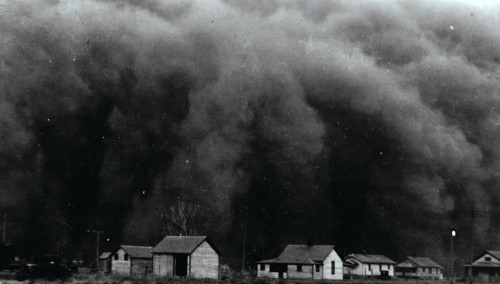 Photograph of Dust Clouds