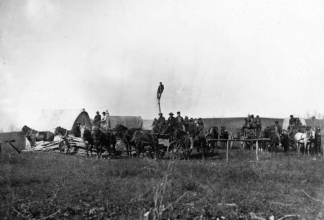 Photograph of U.S. Military Telegraph Construction Corps
