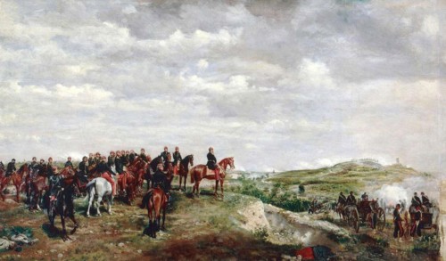 Napoleon III at the Battle of Solferinoo