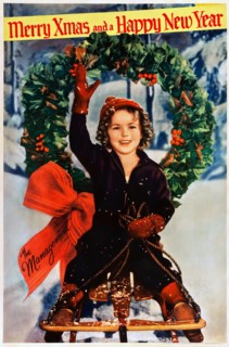 Shirley Temple Christmas poster from 1934.
