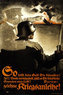 German propaganda poster from World War I.