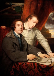 James Paine and his son James by Sir Joshua Reynolds.