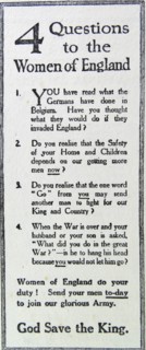 Advert for recruitment of soldiers for the British army
