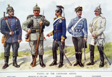 German army uniforms from WWI
