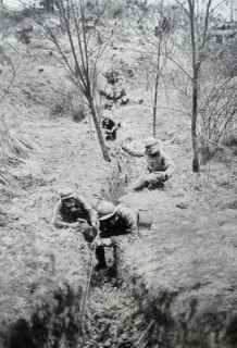 French sappers (laying explosive charges) during WWI