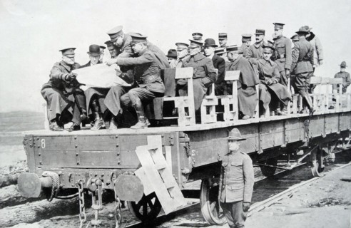 US General pershing with Secretary of war Newton Baker
