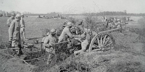 French artillery during WWI