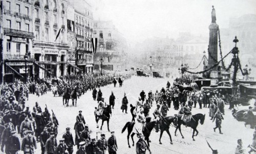 October 1914, german troops occupy Lille, France during WWI