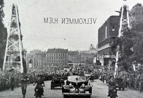 norwegians gather in Oslo, to celebrate the liberation of Norway after WWII