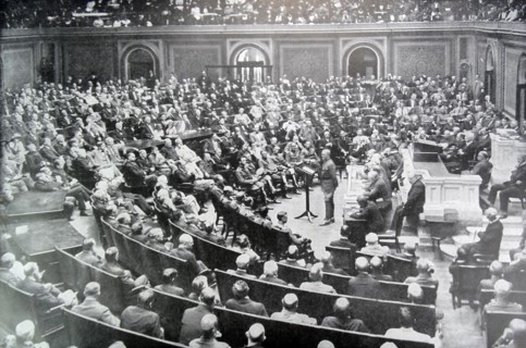 address by General John Pershing to Congress in Washington DC