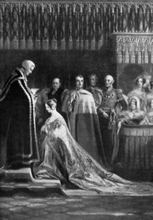 The coronation of Queen Victoria of Great Britain