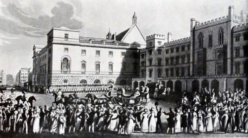 The House of Lords in the old parliament building