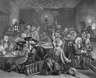 The Rake's Progress by William Hogarth