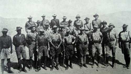Junior officers of the Rand light infantry