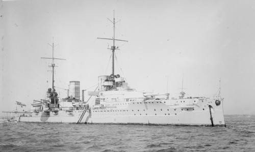 Germany's first battle cruiser; von der Tann in World War I 1914