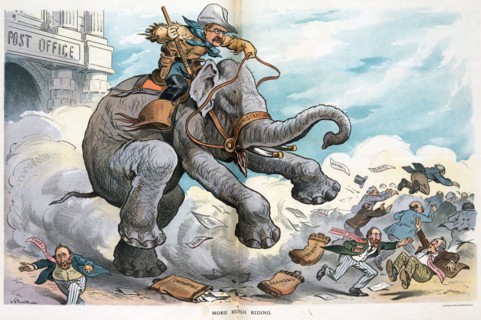 President Theodore Roosevelt as a "Rough Rider"