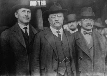 James Garfield, President Theodore Roosevelt and Arthur Garford