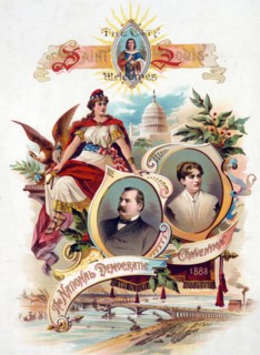 Presidential campaign convention poster
