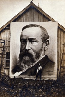 Painting of Benjamin Harrison