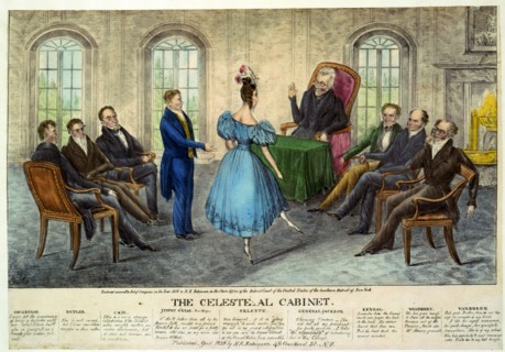 Satire on Jackson and his Cabinet