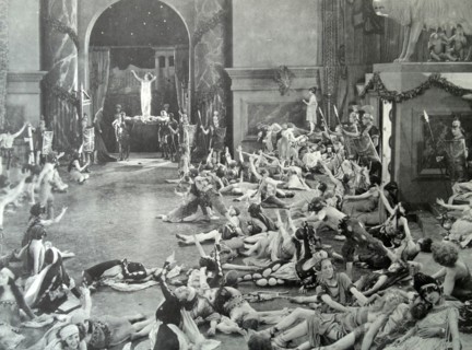 The Fall of Rome sequence from "Manslaughter" 1922, the entrance of Venus.