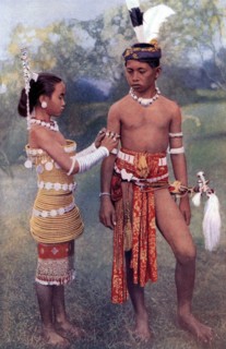Photograph of Two Young Ibans