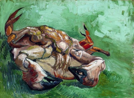 Painting titled "A Crab"