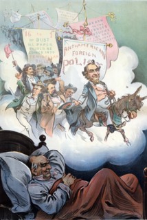 President McKinley dreaming of William Jennings Bryan