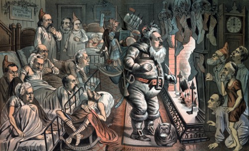 President Cleveland as Santa Claus