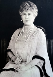 Portrait of Mary of Teck (Queen Mary), wife of King George V.