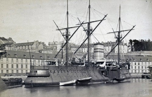 The Redoubtable in port in Brest