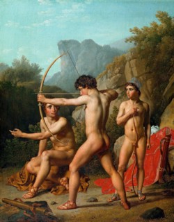Painting Titled 'Spartan Archery'