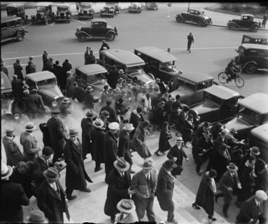 American communists clash with police in Washington DC 1930