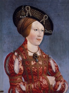 portrait of Queen Anna by Hans Maler zu Schwaz (1490–1530)