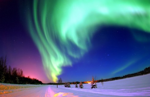 Photograph of the Northern Lights