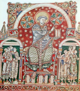 Mural titled 'St Augustine de Civitate Dei'