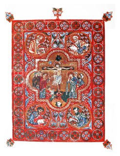 Psalter titled 'Crucifixion'