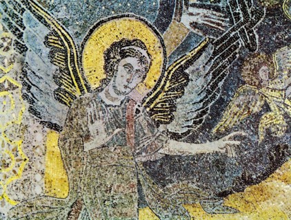 Mural titled 'The Ark of the Covenant'.