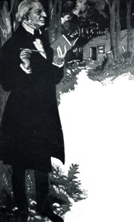 Engraving of Ralph Waldo Emerson