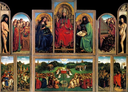 The Ghent Altarpiece, Open.