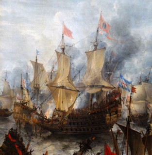 Painting of the Battle of Terheide
